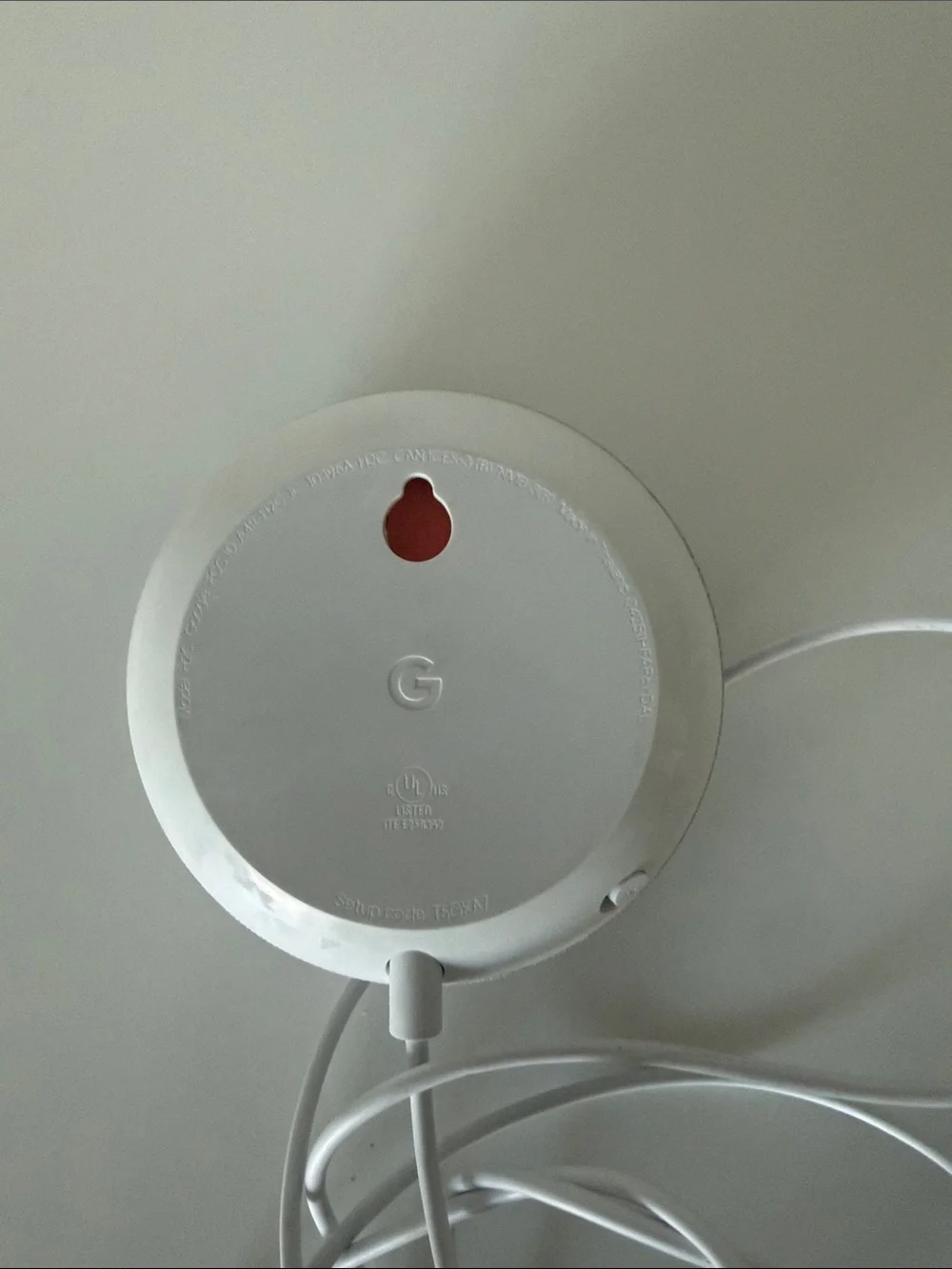 google Smart Speaker in Light Gray